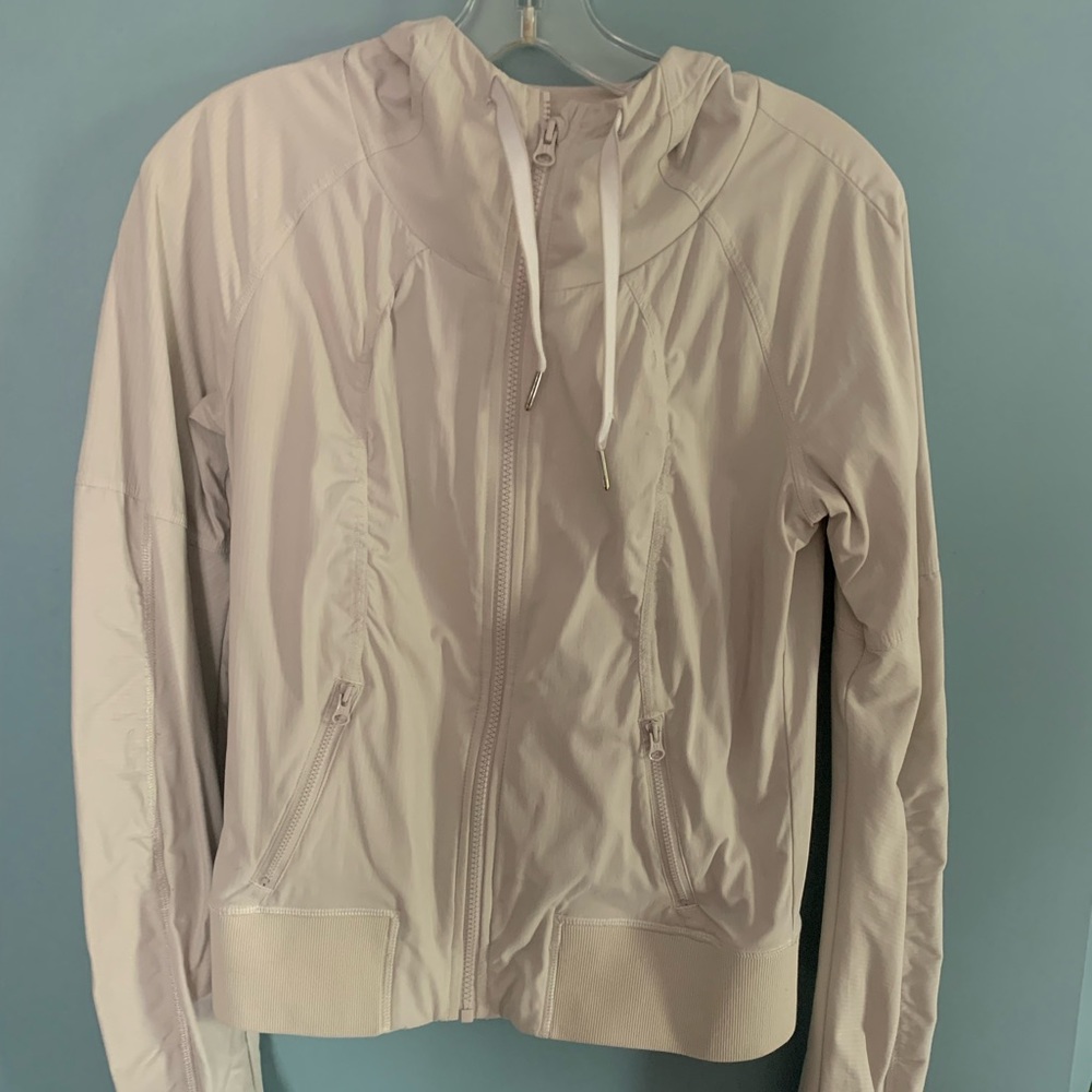 Lululemon Off White Lightweight Hoodie jacket